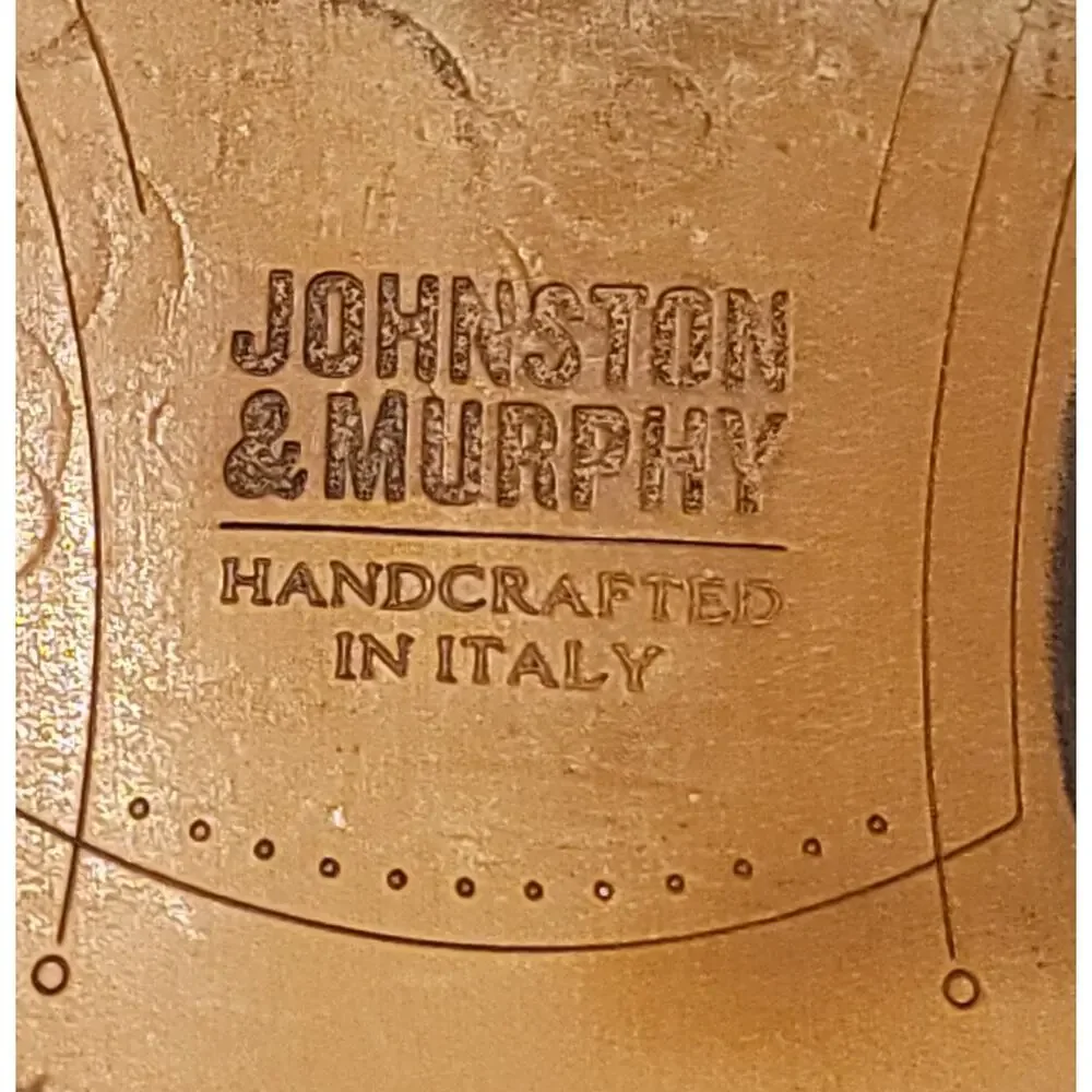 Johnston&Murphy Men’s Flynch Bit Brown Loafers Shoe Sz 13M Made In ITALY